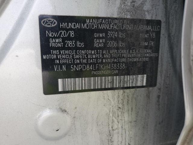 Photo 11 VIN: 5NPD84LF1KH438338 - HYUNDAI ELANTRA 