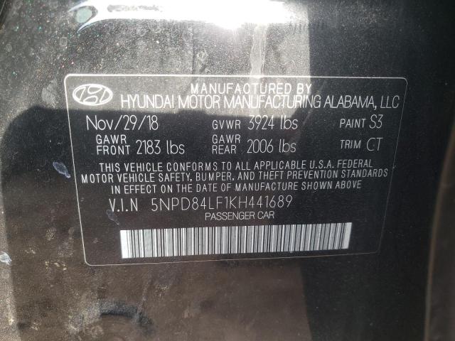 Photo 9 VIN: 5NPD84LF1KH441689 - HYUNDAI ELANTRA SE 