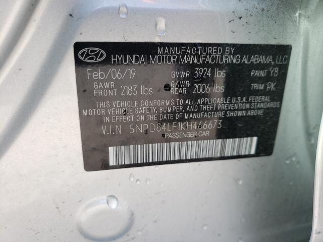 Photo 9 VIN: 5NPD84LF1KH466673 - HYUNDAI ELANTRA SE 