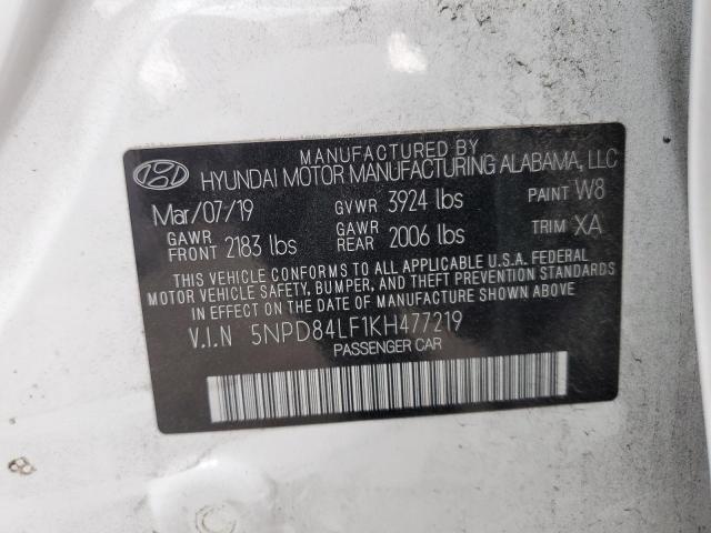 Photo 11 VIN: 5NPD84LF1KH477219 - HYUNDAI ELANTRA 