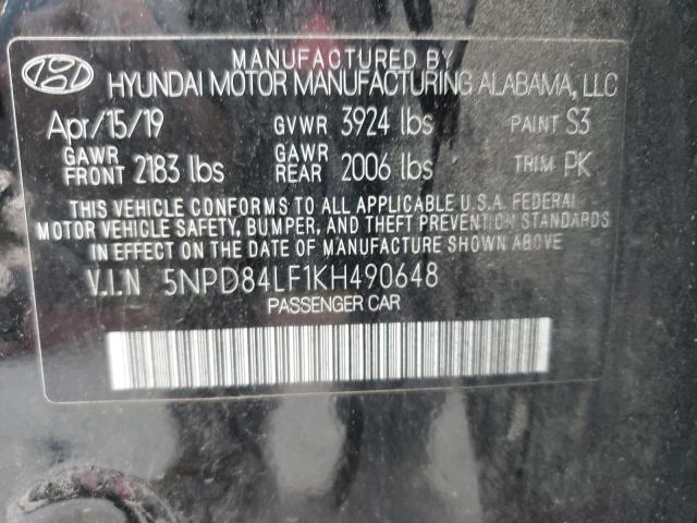 Photo 11 VIN: 5NPD84LF1KH490648 - HYUNDAI ELANTRA SE 