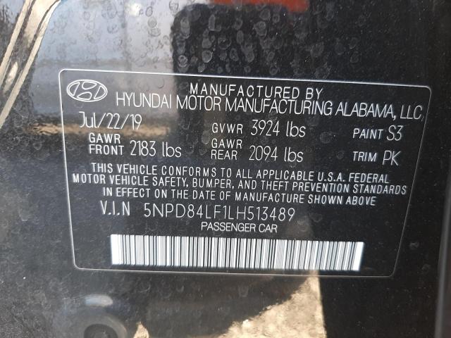 Photo 9 VIN: 5NPD84LF1LH513489 - HYUNDAI ELANTRA SE 