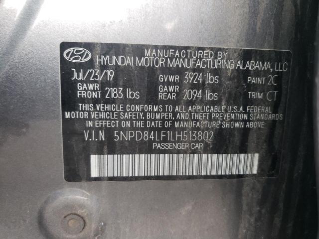 Photo 11 VIN: 5NPD84LF1LH513802 - HYUNDAI ELANTRA 