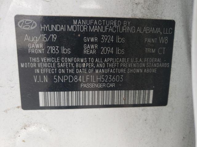 Photo 11 VIN: 5NPD84LF1LH523603 - HYUNDAI ELANTRA 