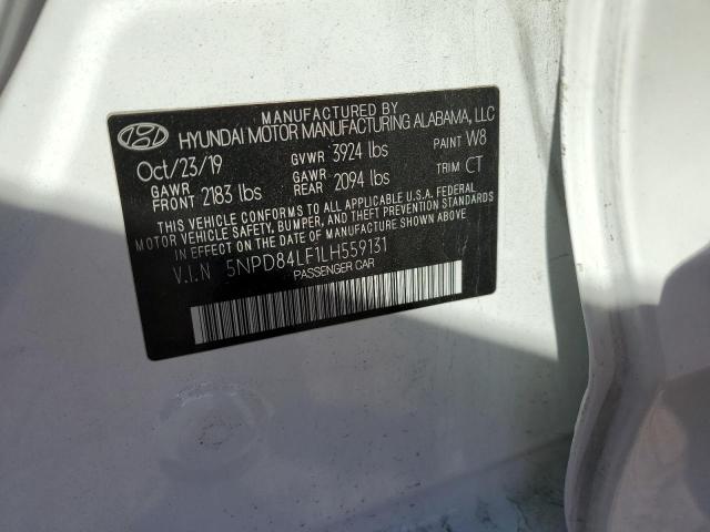 Photo 9 VIN: 5NPD84LF1LH559131 - HYUNDAI ELANTRA SE 