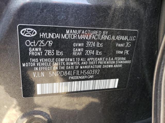 Photo 12 VIN: 5NPD84LF1LH560392 - HYUNDAI ELANTRA SE 