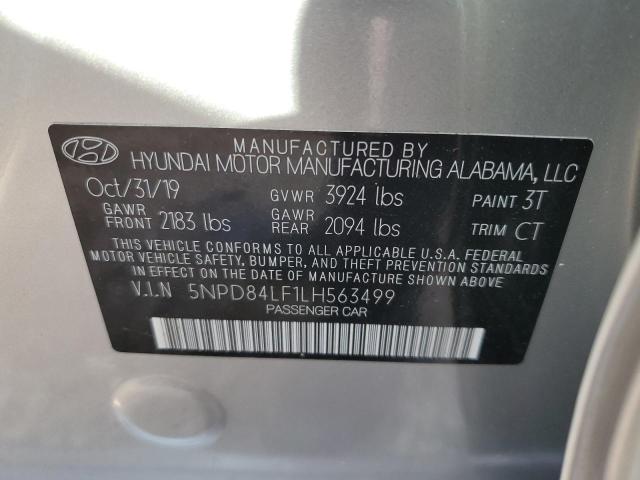 Photo 9 VIN: 5NPD84LF1LH563499 - HYUNDAI ELANTRA SE 