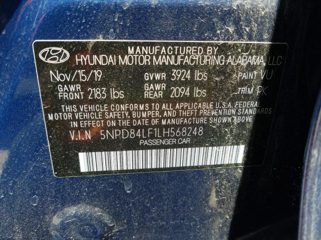 Photo 9 VIN: 5NPD84LF1LH568248 - HYUNDAI ELANTRA SE 