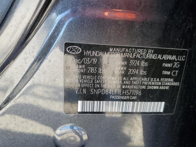 Photo 11 VIN: 5NPD84LF1LH571196 - HYUNDAI ELANTRA 