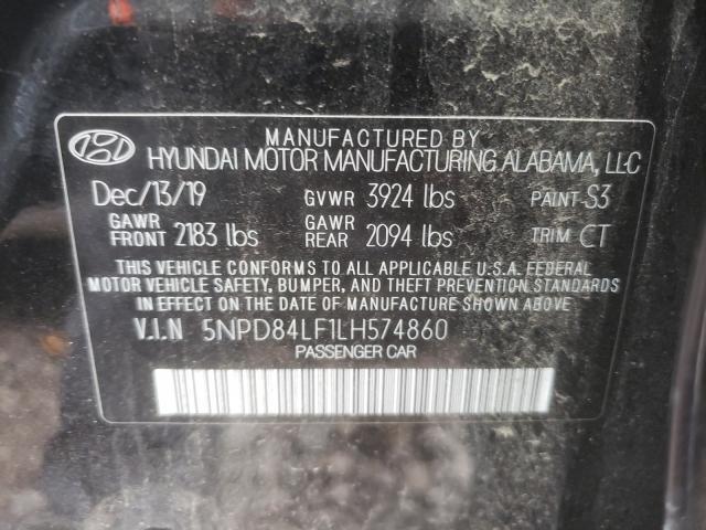 Photo 9 VIN: 5NPD84LF1LH574860 - HYUNDAI ELANTRA SE 