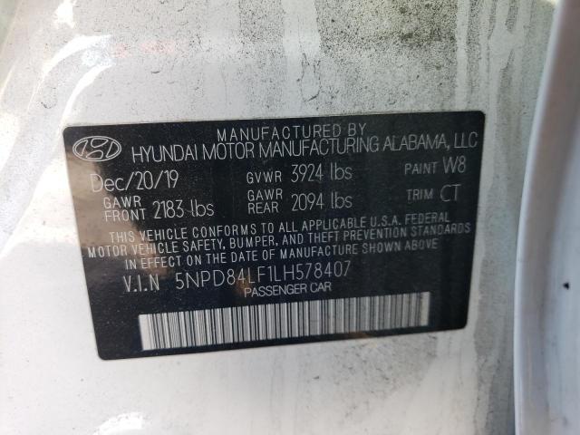 Photo 9 VIN: 5NPD84LF1LH578407 - HYUNDAI ELANTRA SE 