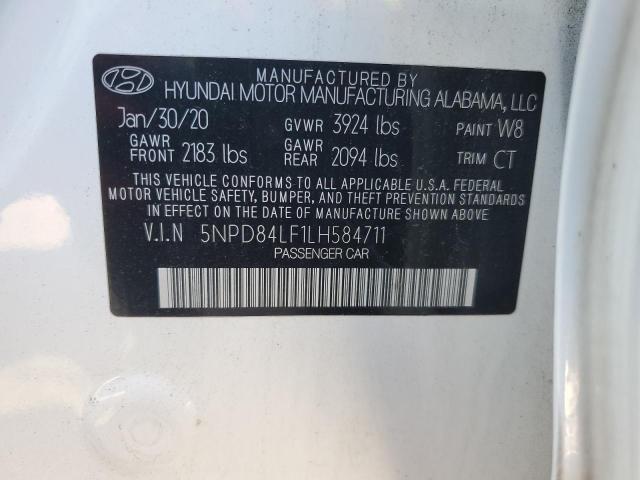 Photo 12 VIN: 5NPD84LF1LH584711 - HYUNDAI ELANTRA SE 