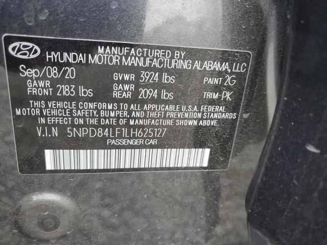 Photo 11 VIN: 5NPD84LF1LH625127 - HYUNDAI ELANTRA 