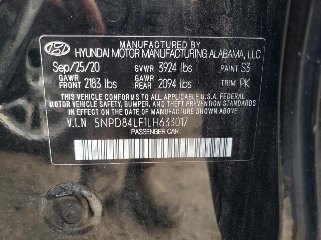 Photo 9 VIN: 5NPD84LF1LH633017 - HYUNDAI ELANTRA SE 