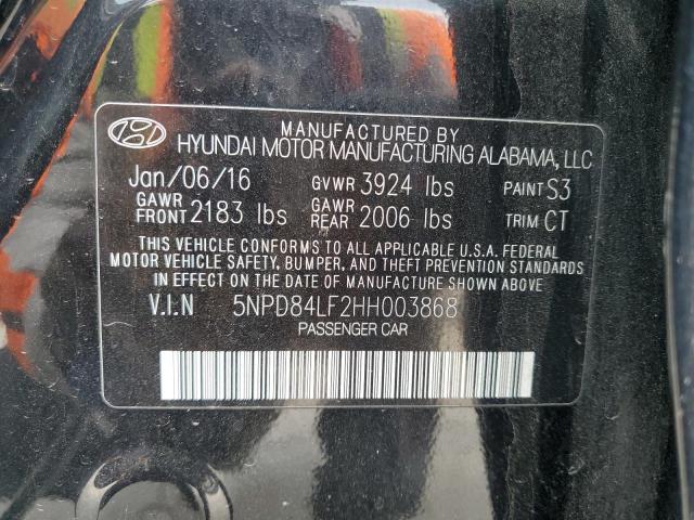 Photo 12 VIN: 5NPD84LF2HH003868 - HYUNDAI ELANTRA 