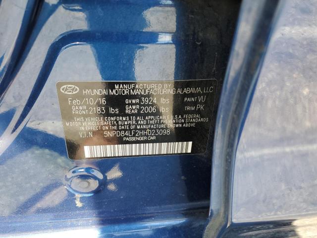 Photo 11 VIN: 5NPD84LF2HH023098 - HYUNDAI ELANTRA 