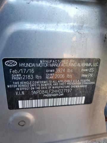 Photo 11 VIN: 5NPD84LF2HH027197 - HYUNDAI ELANTRA SE 