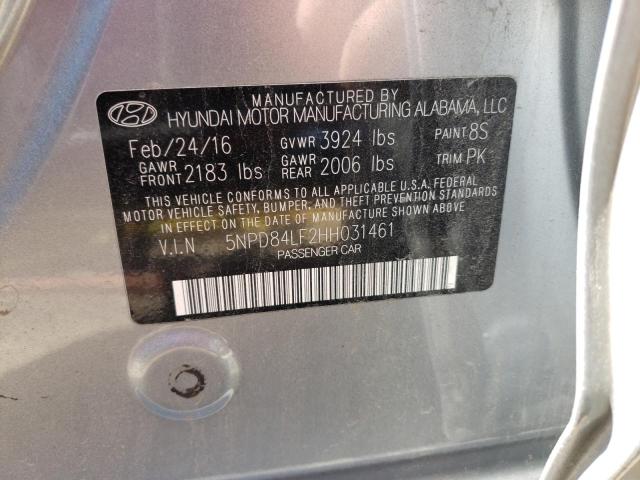 Photo 9 VIN: 5NPD84LF2HH031461 - HYUNDAI ELANTRA SE 