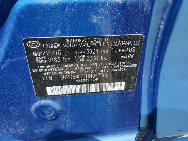 Photo 12 VIN: 5NPD84LF2HH043660 - HYUNDAI ELANTRA 