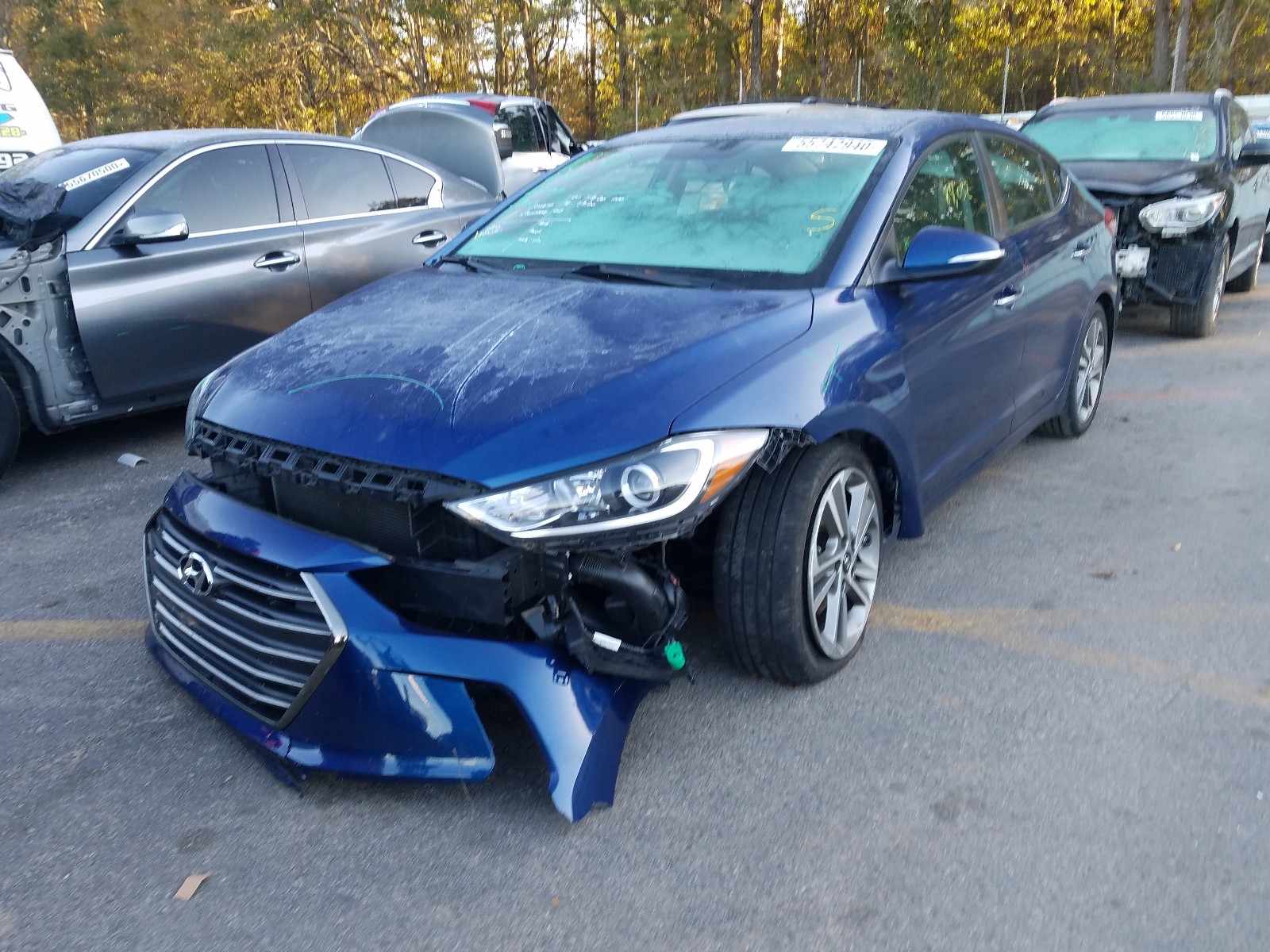 Photo 1 VIN: 5NPD84LF2HH046154 - HYUNDAI ELANTRA SE 