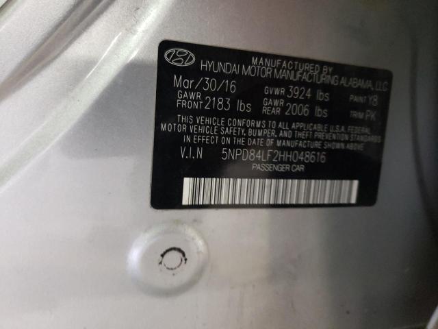 Photo 9 VIN: 5NPD84LF2HH048616 - HYUNDAI ELANTRA SE 