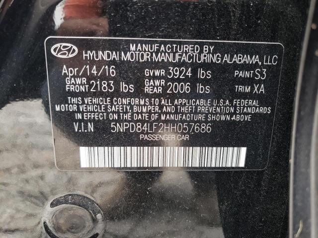 Photo 12 VIN: 5NPD84LF2HH057686 - HYUNDAI ELANTRA SE 