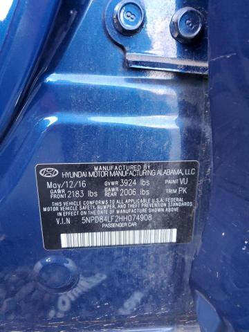 Photo 11 VIN: 5NPD84LF2HH074908 - HYUNDAI ELANTRA SE 