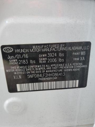 Photo 11 VIN: 5NPD84LF2HH086413 - HYUNDAI ELANTRA SE 