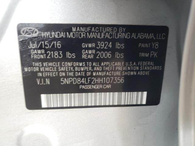 Photo 11 VIN: 5NPD84LF2HH107356 - HYUNDAI ELANTRA 