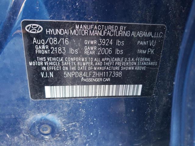 Photo 11 VIN: 5NPD84LF2HH117398 - HYUNDAI ELANTRA SE 