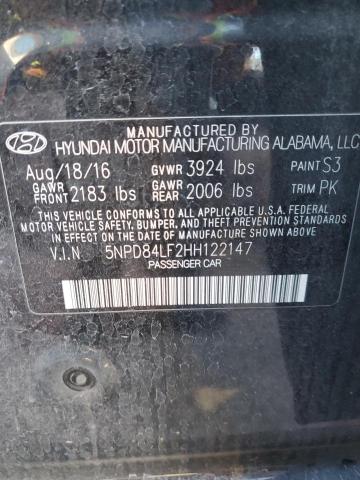 Photo 11 VIN: 5NPD84LF2HH122147 - HYUNDAI ELANTRA SE 