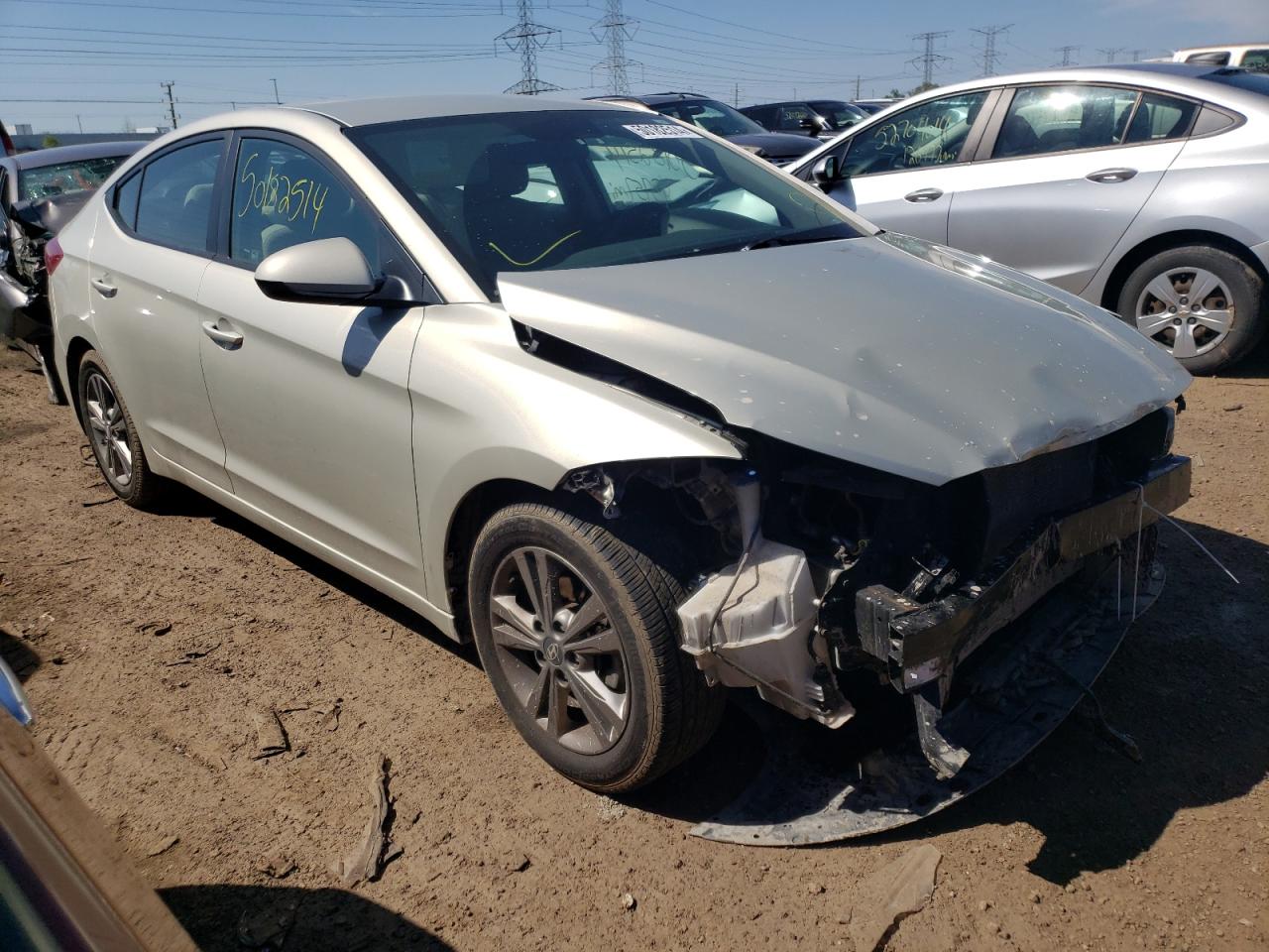 Photo 3 VIN: 5NPD84LF2HH123234 - HYUNDAI ELANTRA 