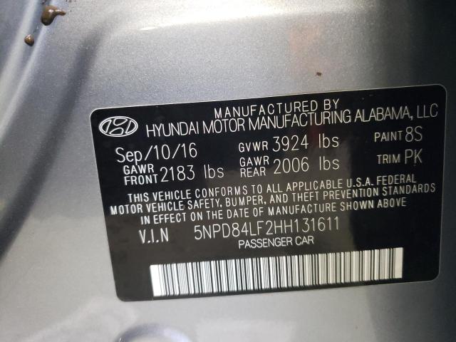 Photo 11 VIN: 5NPD84LF2HH131611 - HYUNDAI ELANTRA 