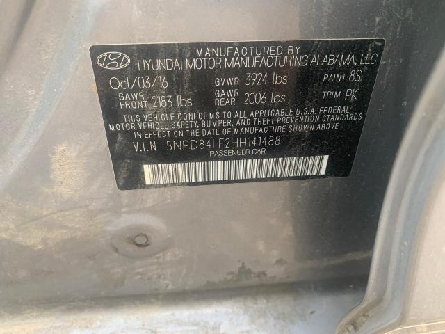 Photo 11 VIN: 5NPD84LF2HH141488 - HYUNDAI ELANTRA 