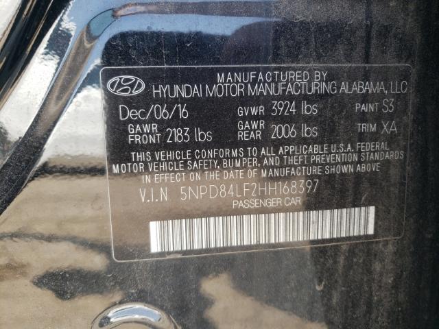 Photo 9 VIN: 5NPD84LF2HH168397 - HYUNDAI ELANTRA SE 