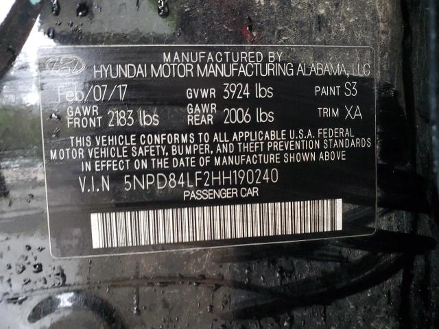 Photo 11 VIN: 5NPD84LF2HH190240 - HYUNDAI ELANTRA SE 