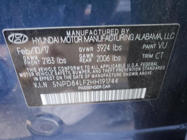 Photo 11 VIN: 5NPD84LF2HH191744 - HYUNDAI ELANTRA 