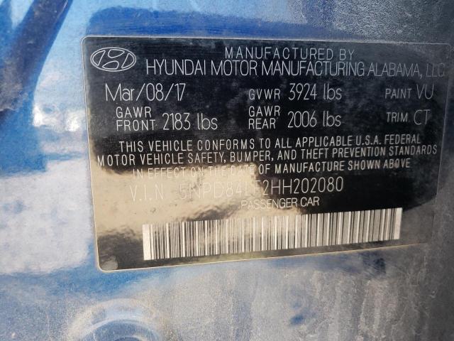 Photo 12 VIN: 5NPD84LF2HH202080 - HYUNDAI ELANTRA 