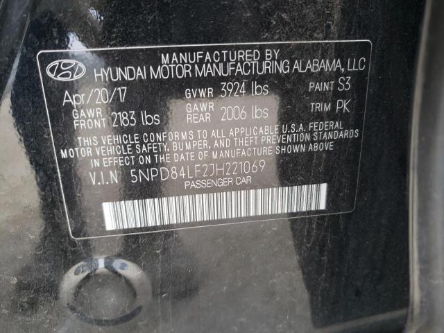 Photo 9 VIN: 5NPD84LF2JH221069 - HYUNDAI ELANTRA SE 