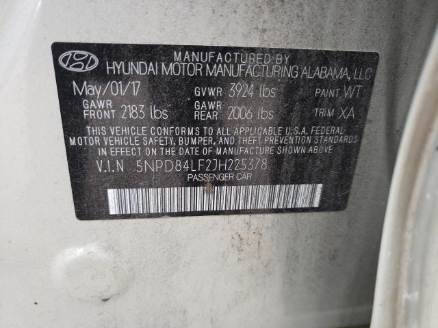 Photo 12 VIN: 5NPD84LF2JH225378 - HYUNDAI ELANTRA SE 