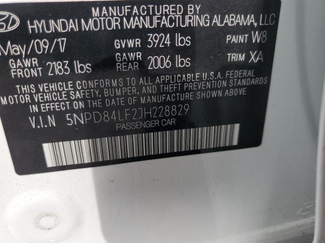 Photo 11 VIN: 5NPD84LF2JH228829 - HYUNDAI ELANTRA 