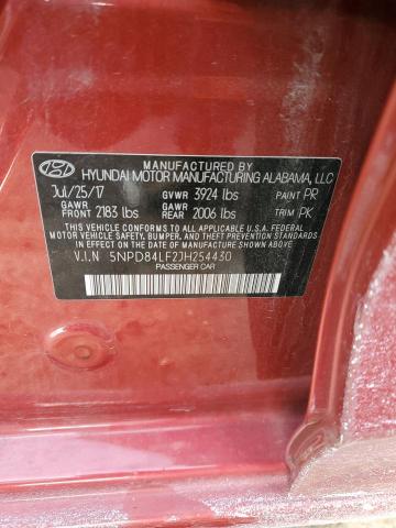 Photo 11 VIN: 5NPD84LF2JH254430 - HYUNDAI ELANTRA 