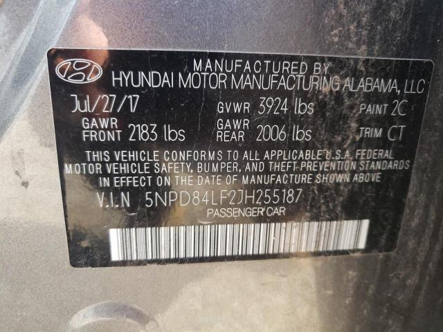 Photo 11 VIN: 5NPD84LF2JH255187 - HYUNDAI ELANTRA SE 