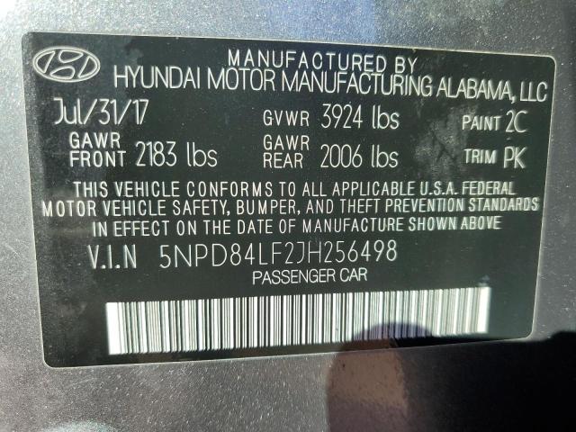 Photo 11 VIN: 5NPD84LF2JH256498 - HYUNDAI ELANTRA SE 