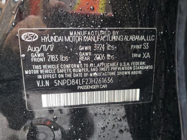 Photo 12 VIN: 5NPD84LF2JH261636 - HYUNDAI ELANTRA SE 