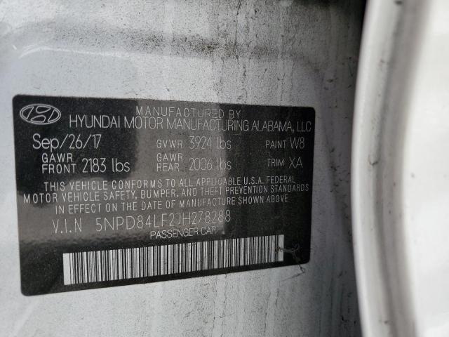 Photo 11 VIN: 5NPD84LF2JH278288 - HYUNDAI ELANTRA 