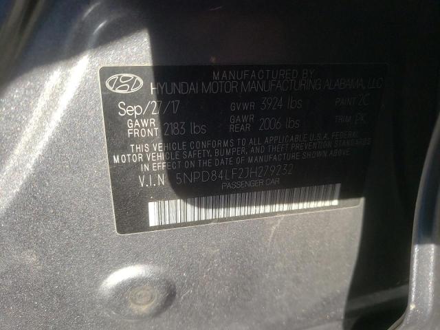 Photo 11 VIN: 5NPD84LF2JH279232 - HYUNDAI ELANTRA SE 