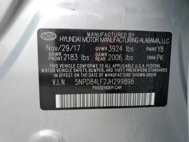 Photo 12 VIN: 5NPD84LF2JH299898 - HYUNDAI ELANTRA 