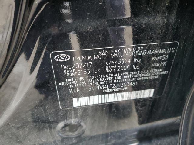 Photo 12 VIN: 5NPD84LF2JH303481 - HYUNDAI ELANTRA 