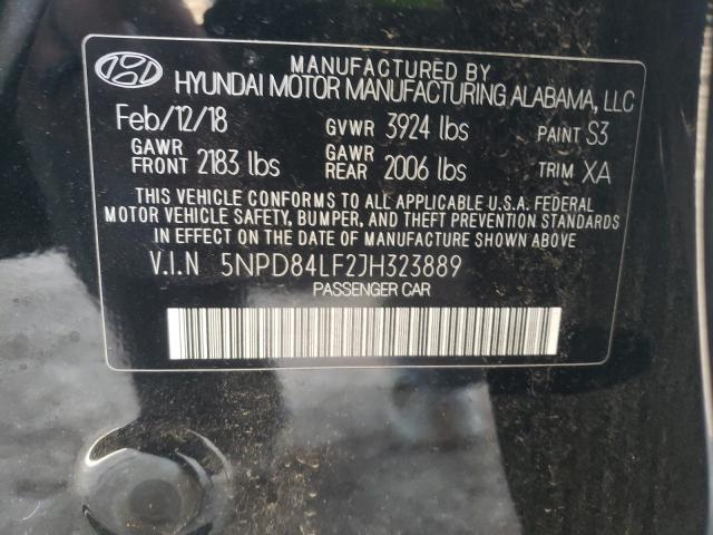 Photo 9 VIN: 5NPD84LF2JH323889 - HYUNDAI ELANTRA SE 